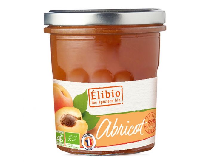ELIBIO Prparation  l'Abricot Bio - 320g