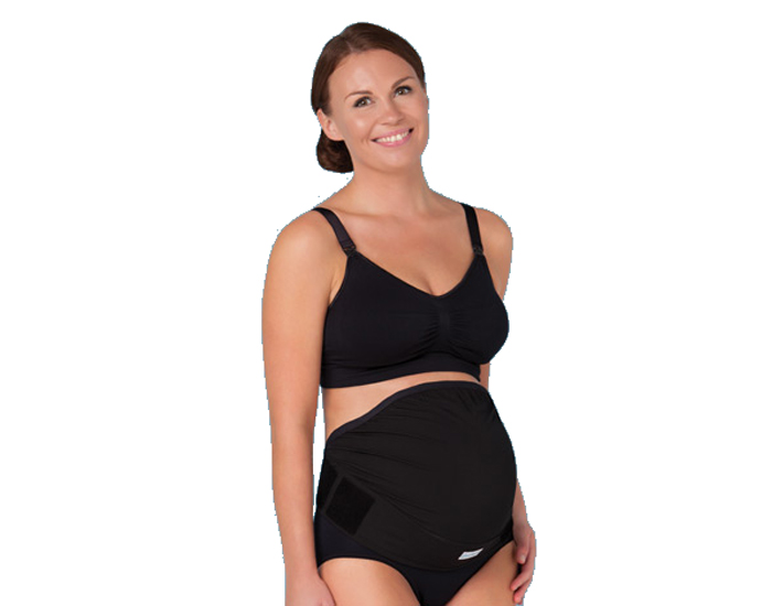 CARRIWELL Ceinture de Soutien pour la Grossesse Overbelly - Noir