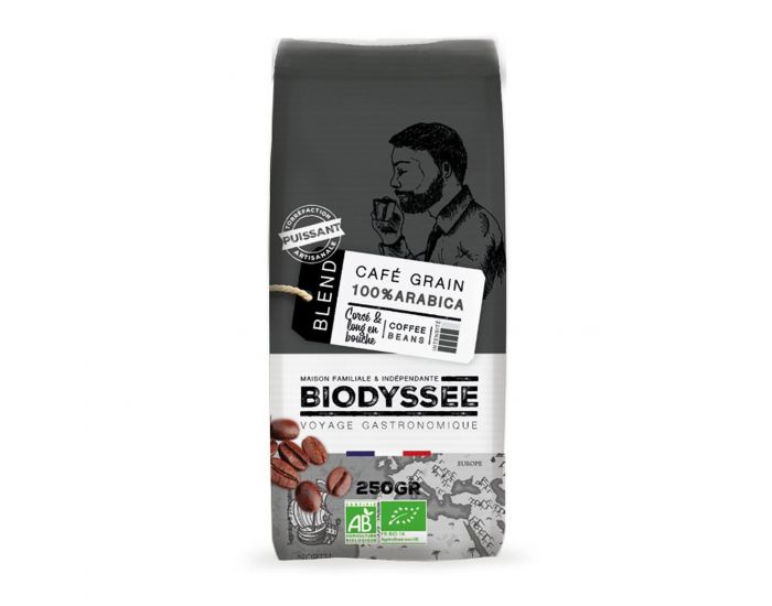 BIODYSSE Caf Grain 100% Arabica Cors Bio - 250g