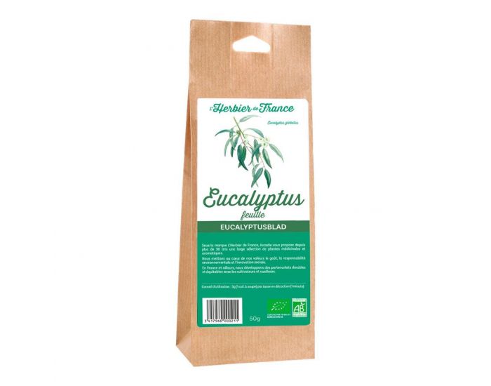 L'HERBIER DE FRANCE Eucalyptus Feuilles Bio - 50g