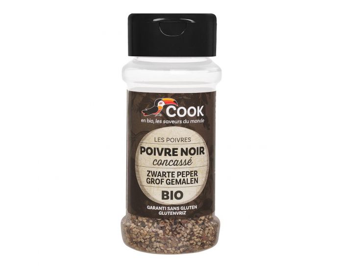COOK Poivre Noir Concass Bio - 50g 