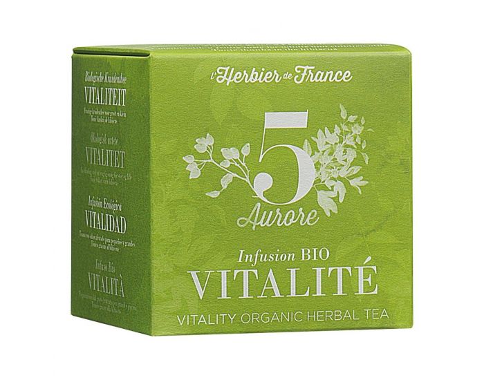 L'HERBIER DE FRANCE Infusion Aurore Bio - Vitalit� - 15 mousselines
