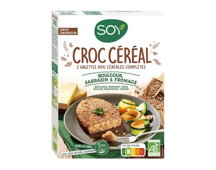 SOY Croc' C�r�ales Boulgour Sarrasin Fromage - 2x100g