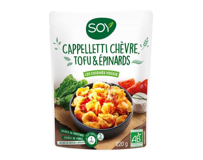 SOY Cappelletti Chvre Tofu et Epinards - 220g