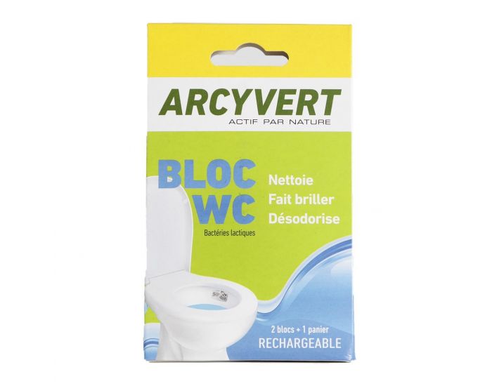 ARCY VERT Bloc WC 1 panier + 1 bloc