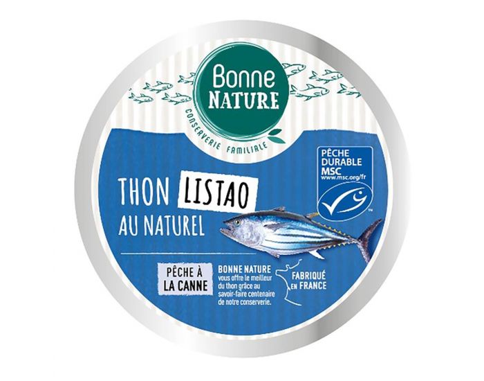 BONNE NATURE Thon Blanc Germon MSC Au Naturel - 160g