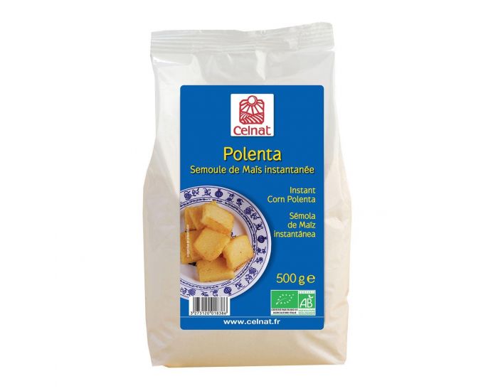 CELNAT Polenta Instantan�e - Semoule De Ma�s Compl�te - 500g 