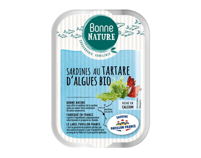 BONNE NATURE Sardines MSC Au Tartare D'Algues - 115g