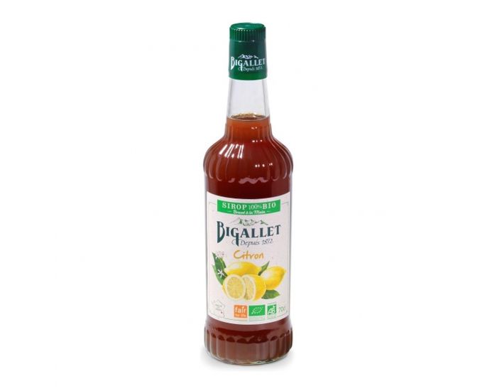 BIGALLET Sirop de Citron Bio - 70cl
