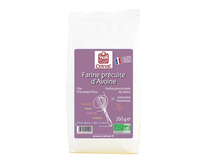 CELNAT Farine Pr�cuite D'Avoine - 250g