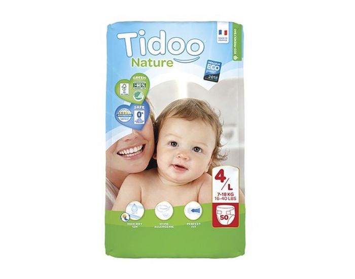 TIDOO Couches Tidoo Nature T4/L 7-18kg x50