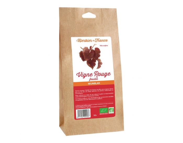 L'HERBIER DE FRANCE Vigne Rouge Bio - 50g 