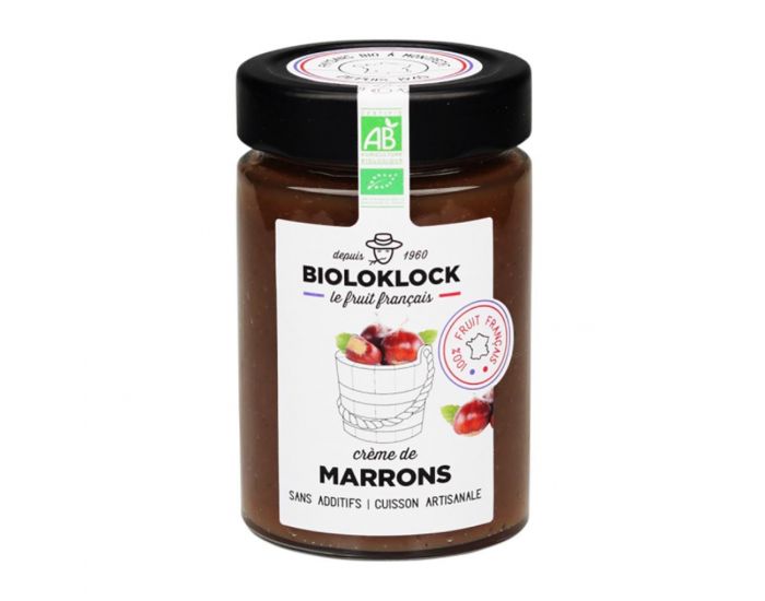 BIOLO'KLOCK Crme de Marrons Bio - 230g