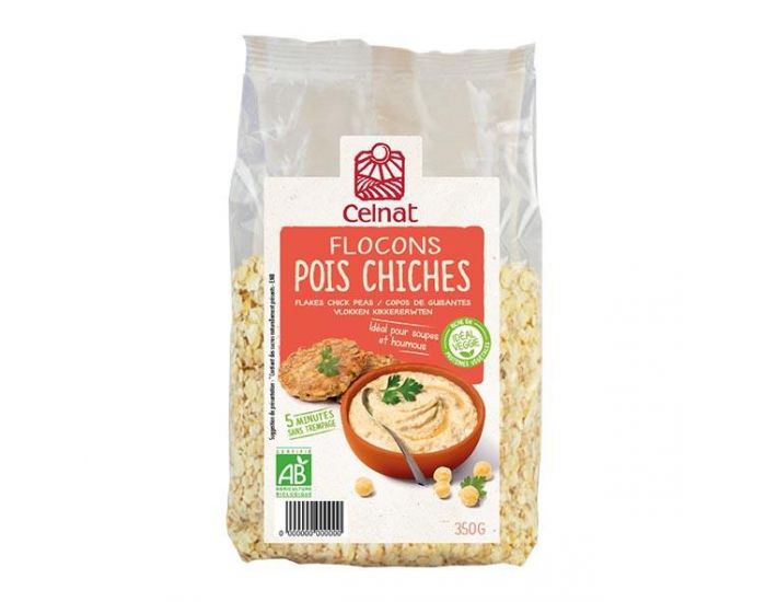 CELNAT Flocons De Pois Chiches - 350g