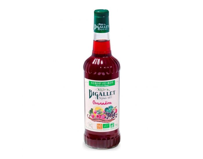BIGALLET Sirop de Grenadine Bio - 70cl