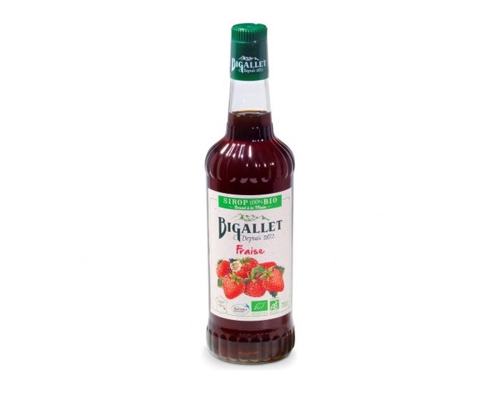 BIGALLET Sirop de Fraise Bio - 70cl