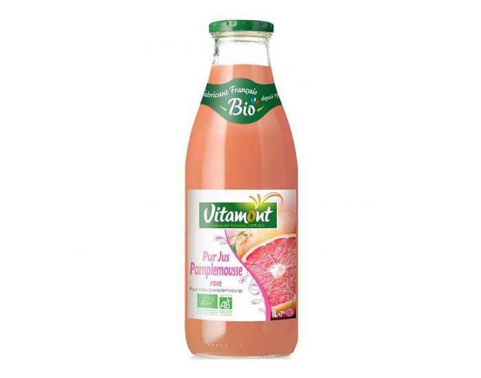 VITAMONT Pur Jus de Pamplemousse Rose - 1L