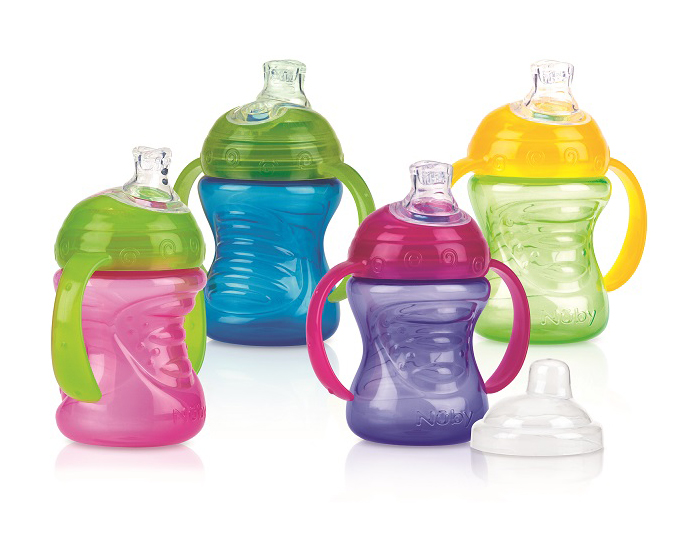 NUBY Tasse ducative avec Anses - 240 ml - Ds 6 mois