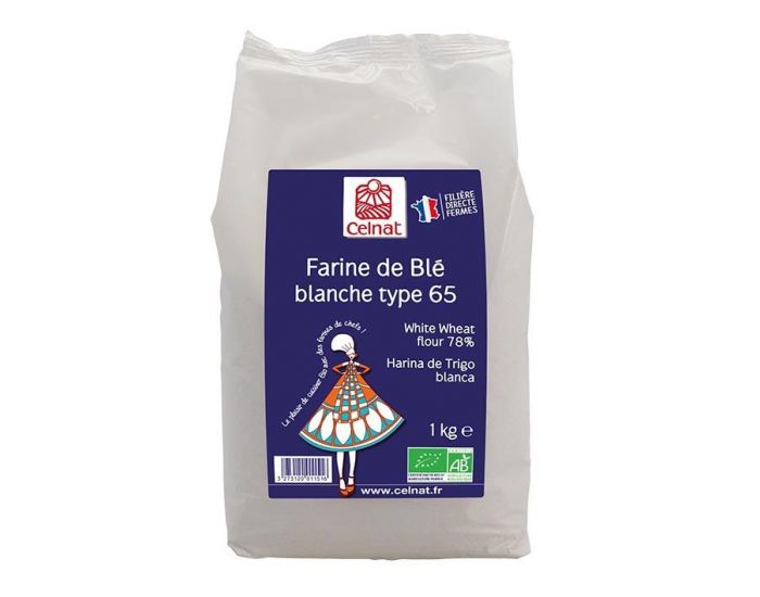 CELNAT Farine De Bl Blanche Type 65 - 1kg