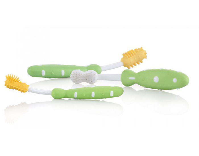 NUBY Brosse  Dents Set Evolutif - Lot de 3