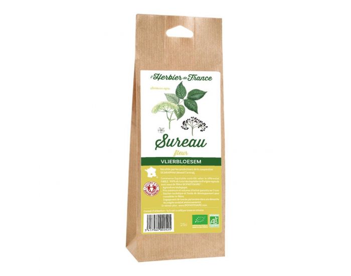 L'HERBIER DE FRANCE Sureau Fleurs Bio - 25g