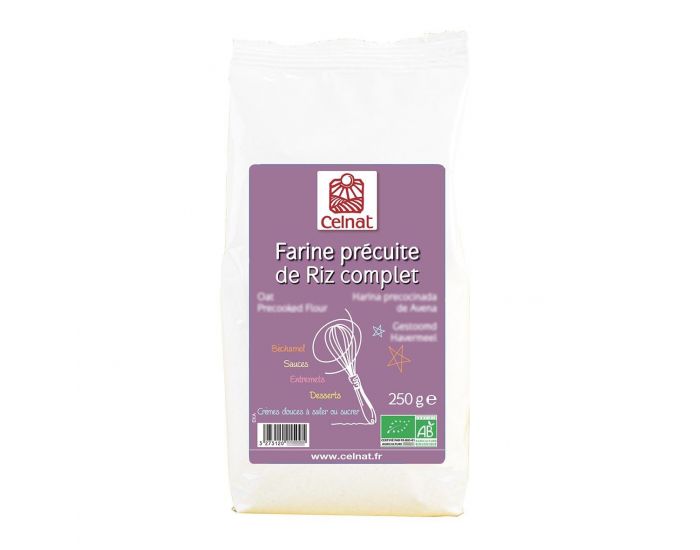 CELNAT Farine Pr�cuite De Riz Complet - 250g