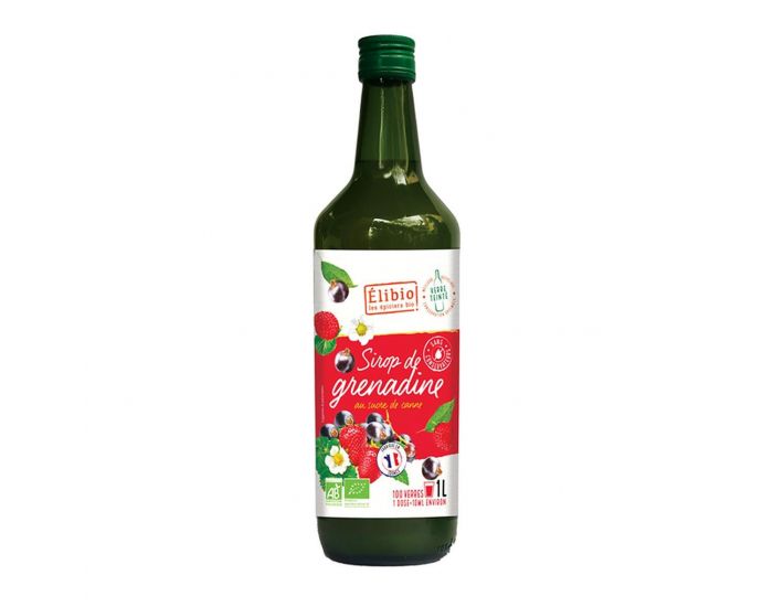 ELIBIO Sirop de Grenadine Bio - 1L