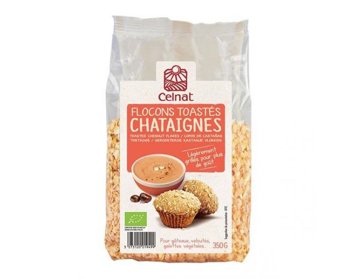 CELNAT Flocons De Ch�taigne Toast�s - 350g