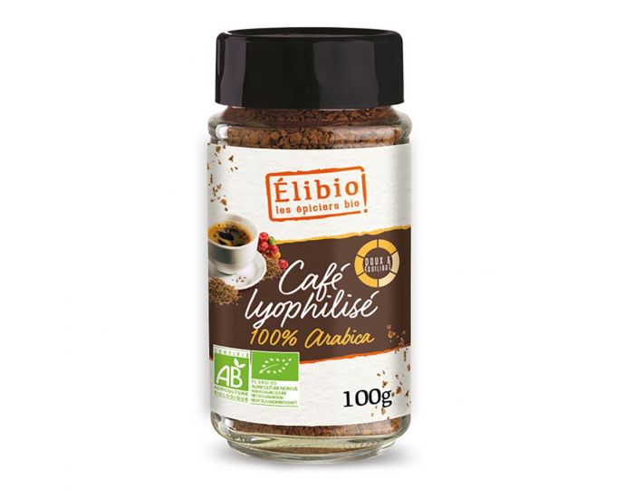 ELIBIO Caf Lyophilis 100% Arabica Bio - 100g