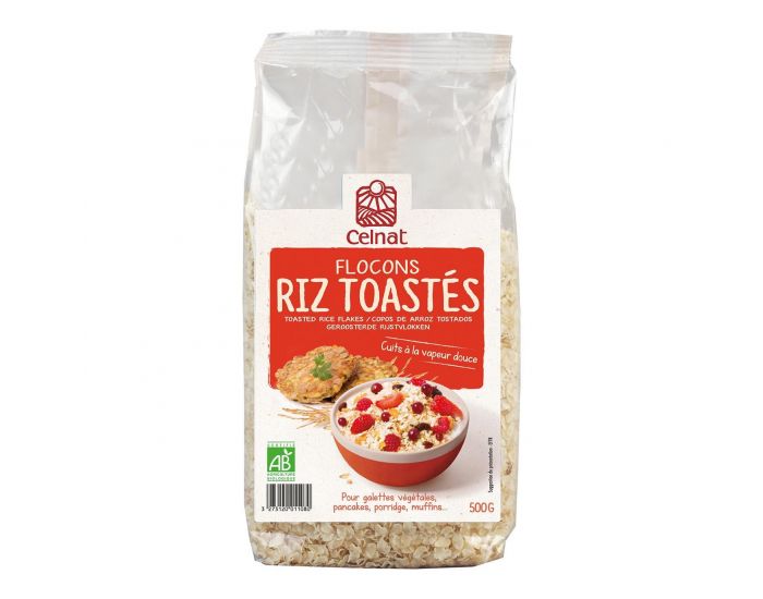 CELNAT Flocons De Riz Toast�s - 500g