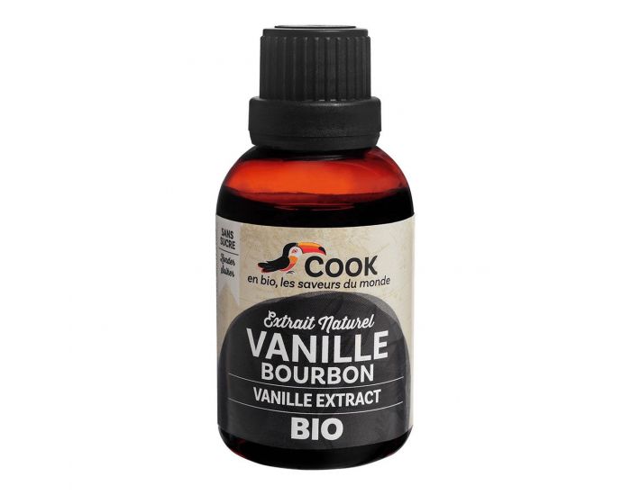 COOK Extrait Naturel de Vanille Bourbon Bio - 40 ml