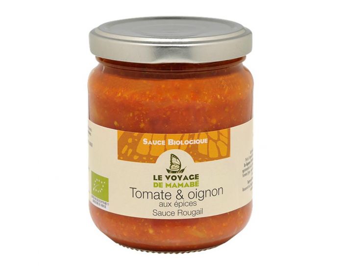 LE VOYAGE DE MAMABE Sauce Rougail Tomate et Oignon aux Epices - 200g