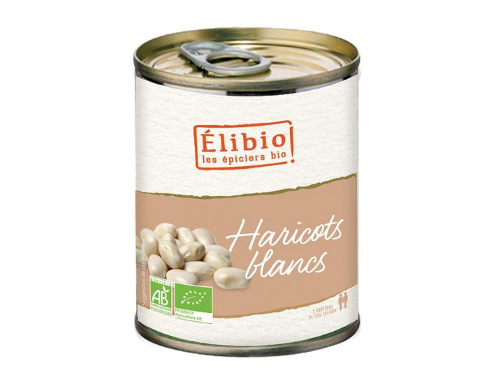 ELIBIO Haricots Blancs Bio - 400g