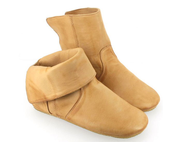 EASY PEASY Chaussons en Cuir Bobotte Oxi Patin