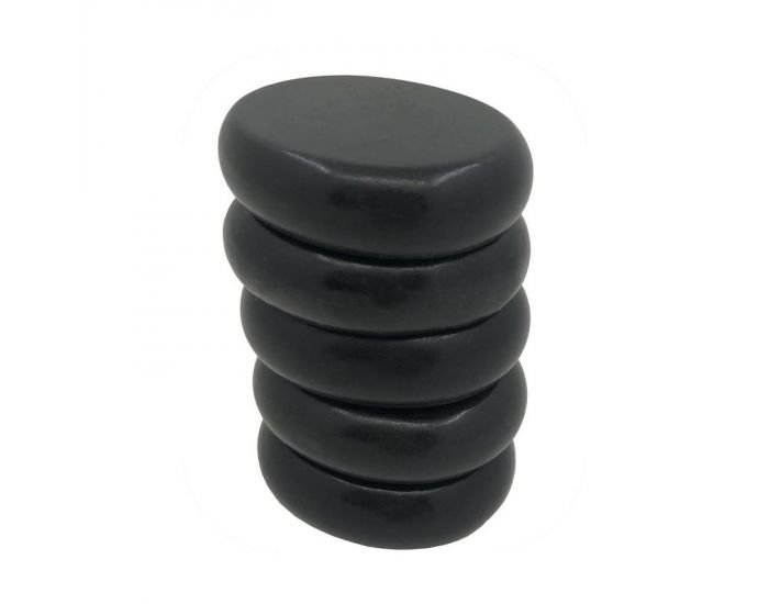 SUN AND SIA Lot de 5 Pierres Chaudes de Massage