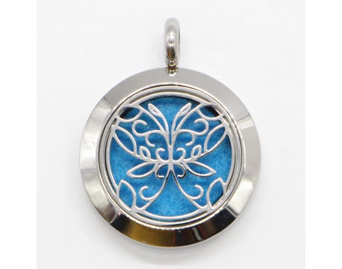 SUN AND SIA Collier d'Aromath�rapie - Papillon Abstrait