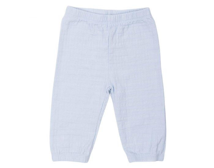 SEVIRA KIDS Pantalon b�b� en Gaze Coton Biologique - Bleu