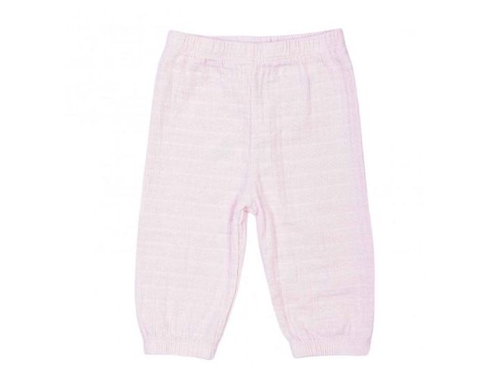 SEVIRA KIDS Pantalon B�b� en Gaze Coton Biologique - Rose clair