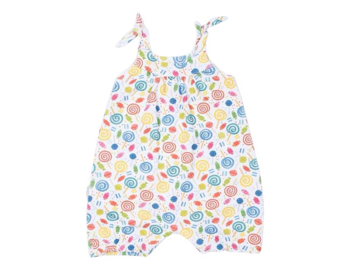 SEVIRA KIDS Combishort Bb Fille en Coton Bio - Candy