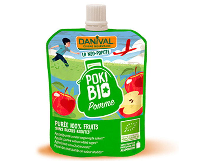 DANIVAL Poki Bio - Gourde Pomme - 90 g 