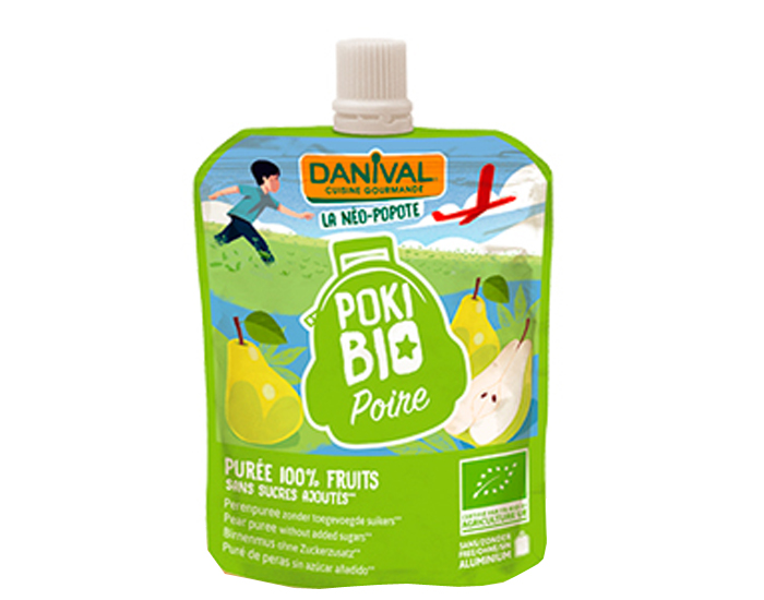 DANIVAL Poki Bio - Gourde Poire - 90 g 