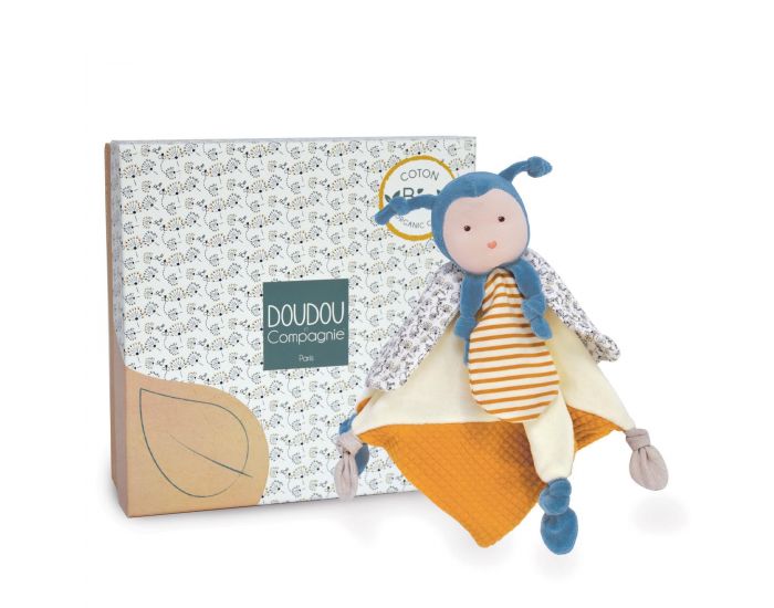 DOUDOU ET COMPAGNIE Doudou Pollen L'Abeille Bio - D�s 12 mois