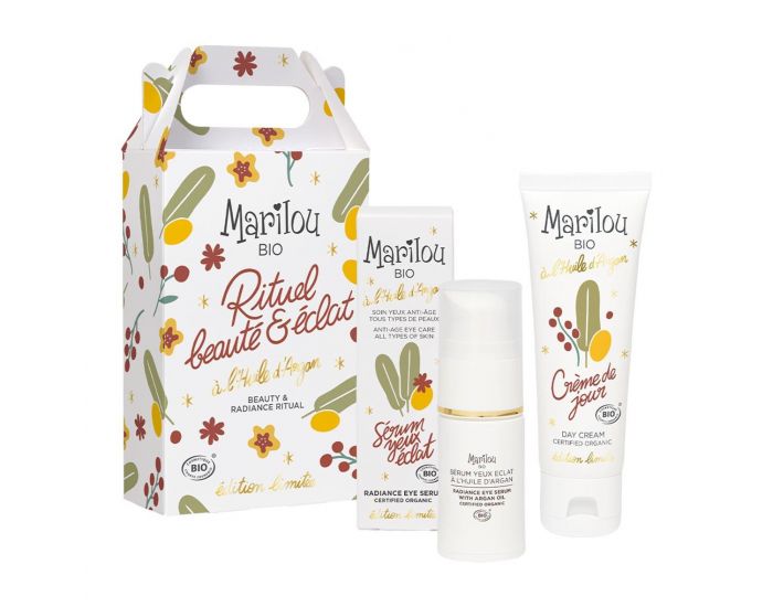 MARILOU BIO Coffret Argan 10 ans - Rituel Beaut� & Eclat Bio