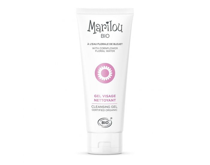 MARILOU BIO Gel Nettoyant Visage � l'Eau Florale de Bleuet Bio - 75ml 