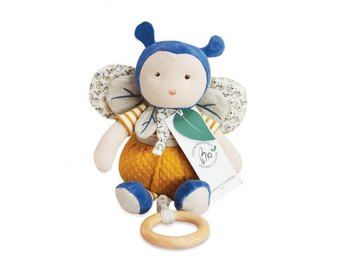 DOUDOU ET COMPAGNIE Boite � musique Pollen L'Abeille Bio - D�s 12 mois