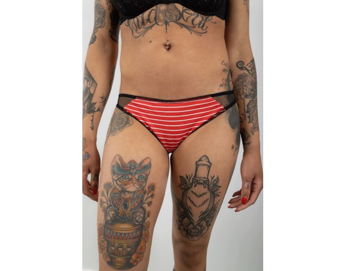 Culotte Menstruelle Dentelle & Coton Bio - La Petite Mousse Tulle