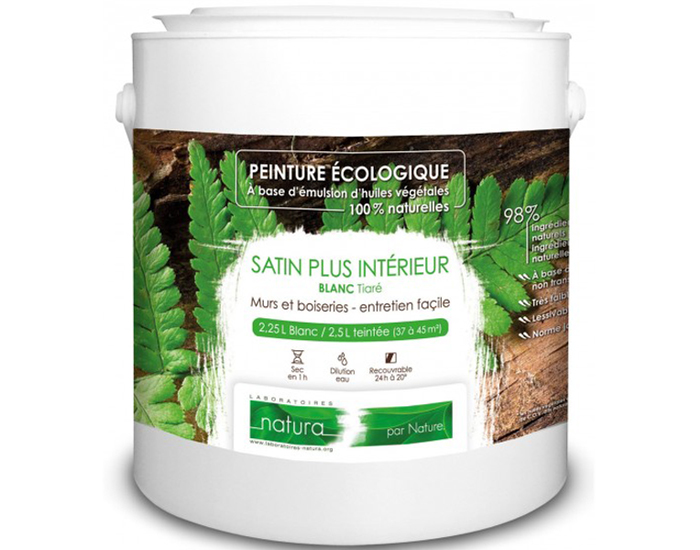 TASSILI Peinture d'Intrieur Satin Blanche 2.25 L