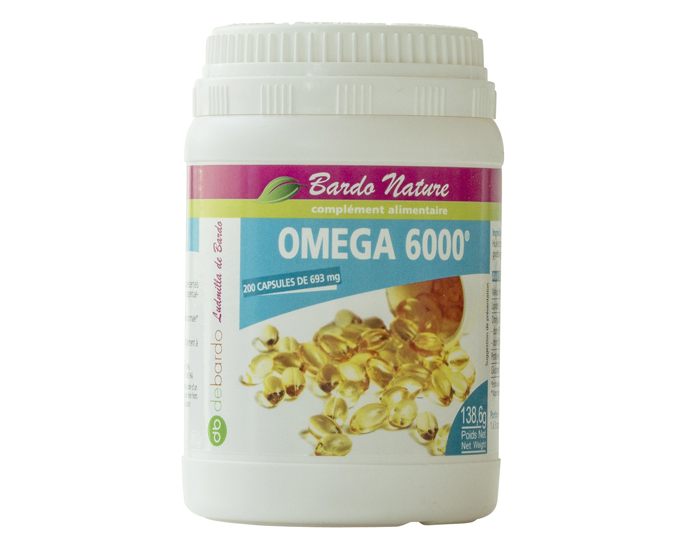 DE BARDO Compl�ment Alimentaire Omega 6000 - Pot de 200 Capsules