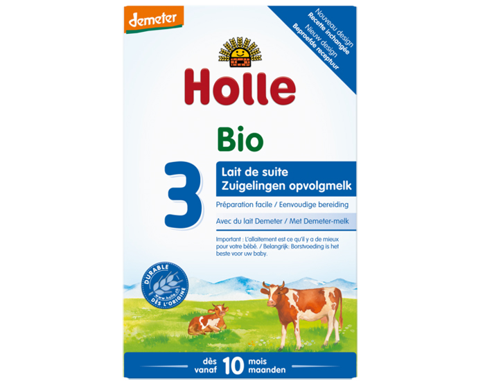 HOLLE Pack x8 Croissance - De 10 mois  3 ans - 600 g