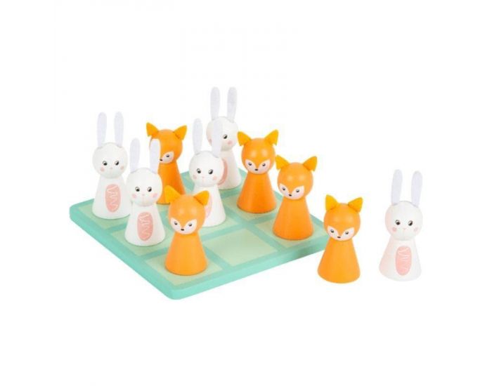 SMALL FOOT Jeu Morpion Bois - D�s 5 ans